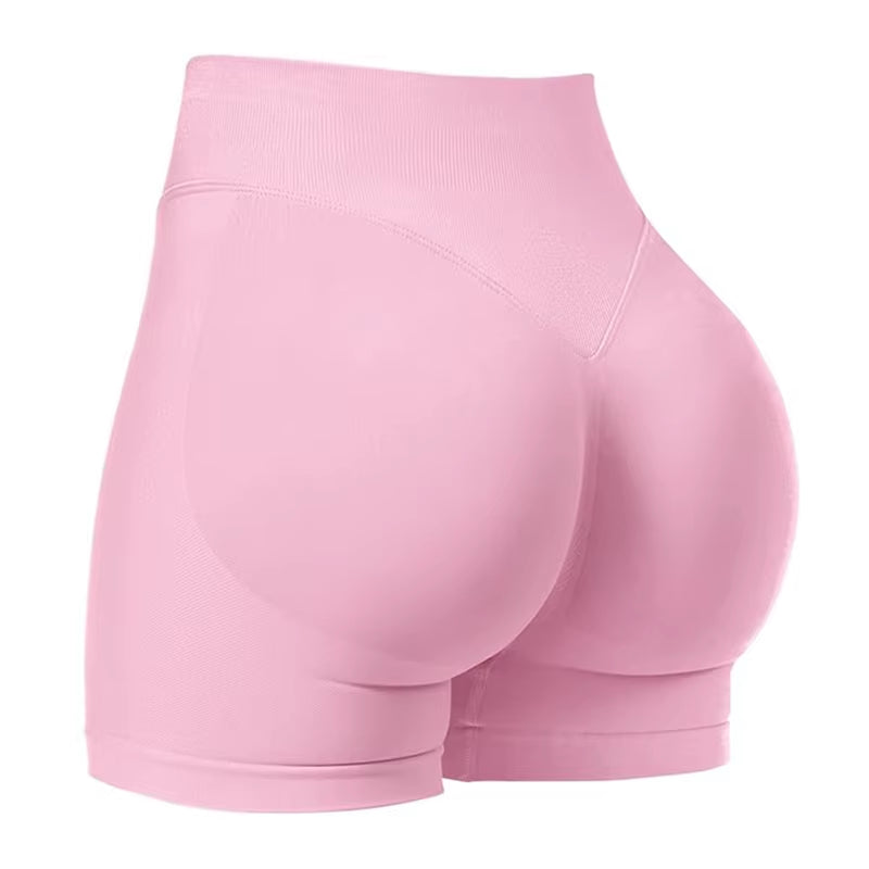 TRY to BN Shorts Impact Sports Yoga Women Ribbed Fitness Gym Seamless Leggings Tights Running Workout Scrunch Booty for Shorts