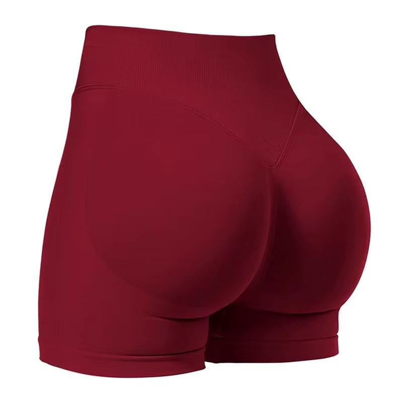 TRY to BN Shorts Impact Sports Yoga Women Ribbed Fitness Gym Seamless Leggings Tights Running Workout Scrunch Booty for Shorts