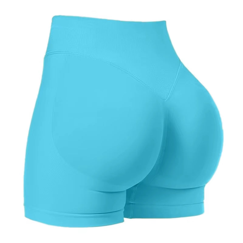 TRY to BN Shorts Impact Sports Yoga Women Ribbed Fitness Gym Seamless Leggings Tights Running Workout Scrunch Booty for Shorts