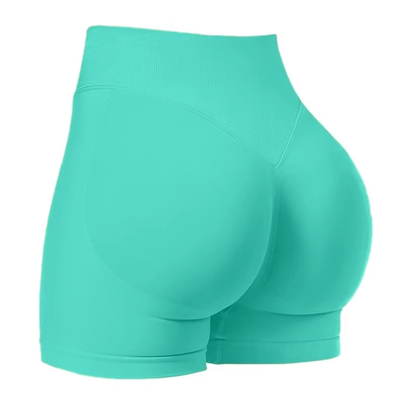 TRY to BN Shorts Impact Sports Yoga Women Ribbed Fitness Gym Seamless Leggings Tights Running Workout Scrunch Booty for Shorts
