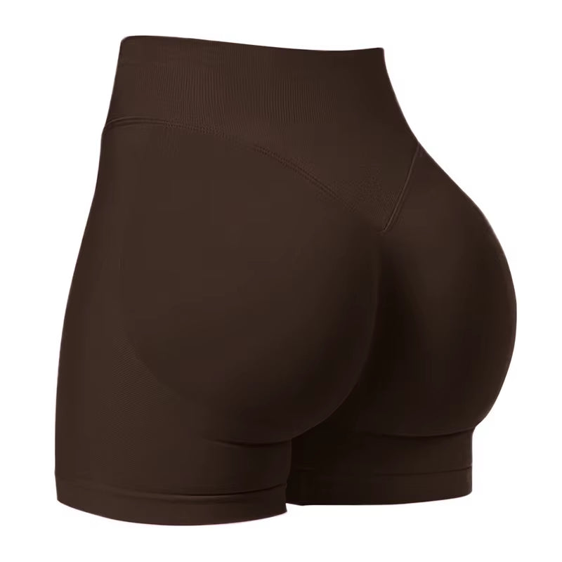 TRY to BN Shorts Impact Sports Yoga Women Ribbed Fitness Gym Seamless Leggings Tights Running Workout Scrunch Booty for Shorts