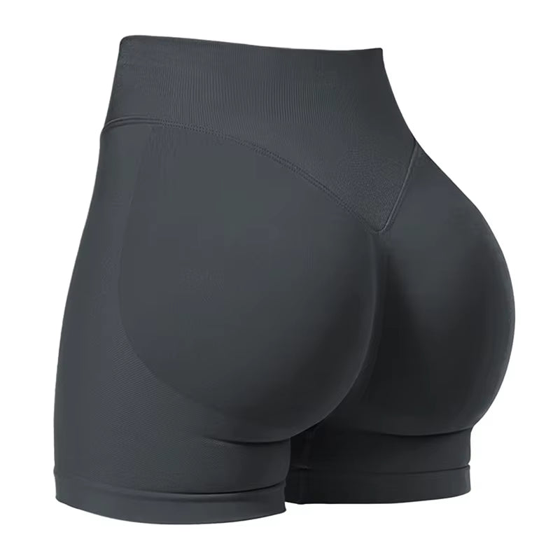 TRY to BN Shorts Impact Sports Yoga Women Ribbed Fitness Gym Seamless Leggings Tights Running Workout Scrunch Booty for Shorts