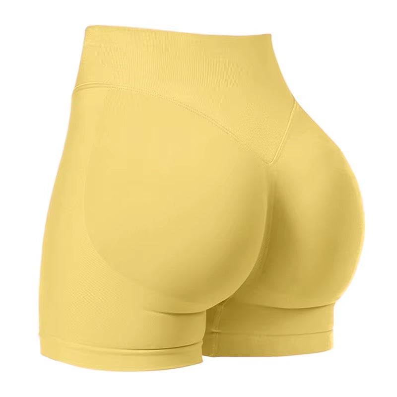 TRY to BN Shorts Impact Sports Yoga Women Ribbed Fitness Gym Seamless Leggings Tights Running Workout Scrunch Booty for Shorts